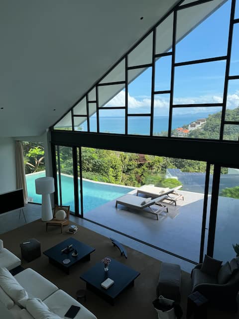 5 BR Seaview Villa/ Pool &Gym - 5 Min to beach