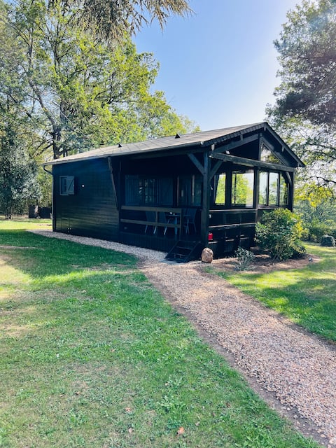 Vacation cottage with valley views
