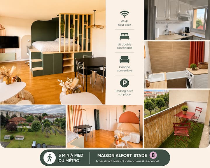 Studio Cosy Aux Portes De Paris - Alfortville