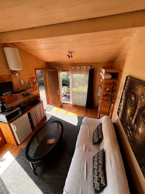 Propriété Airbnb réussie: Cottage/studio with garden à Lacanau