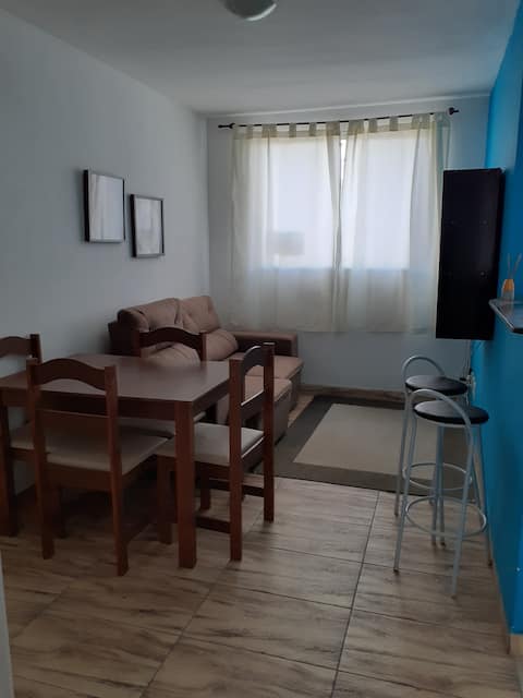 Apto. Vl. Branca with 2 bedrooms, Wi-Fi and garage
