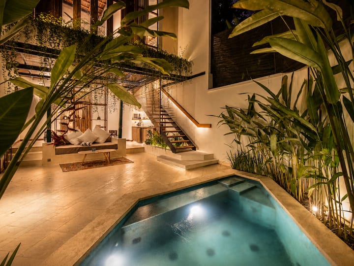 Stylish 1-br Villa With Pool, 800m To Echo Beach - Bali