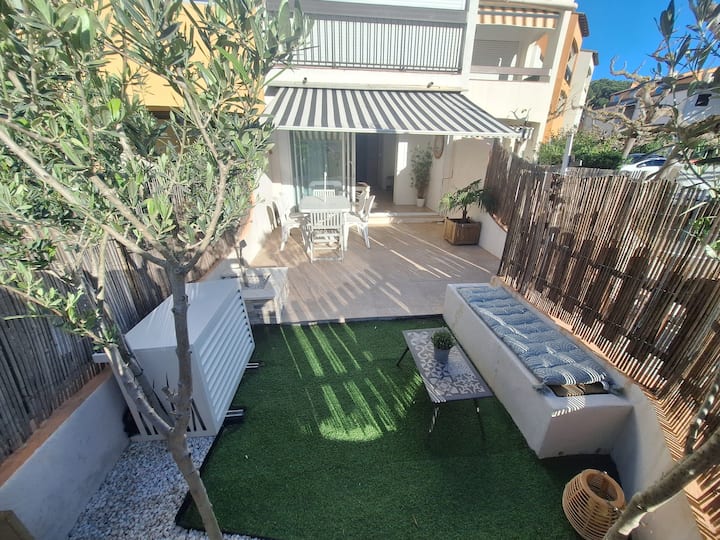 Studio Rez Jardin Proche Plage Boucanet - Aigues-Mortes