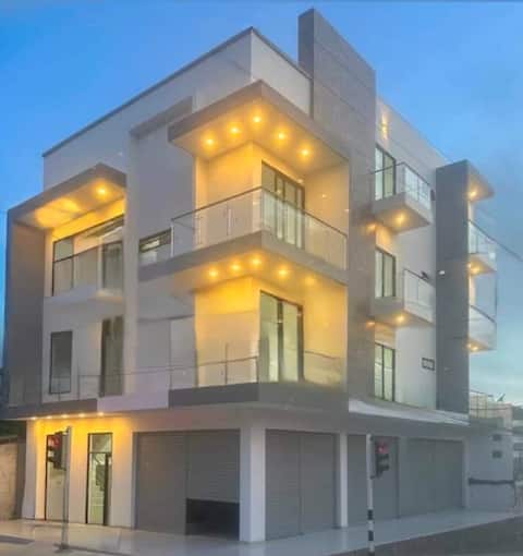 Modern apartment building in downtown Buenos Aires