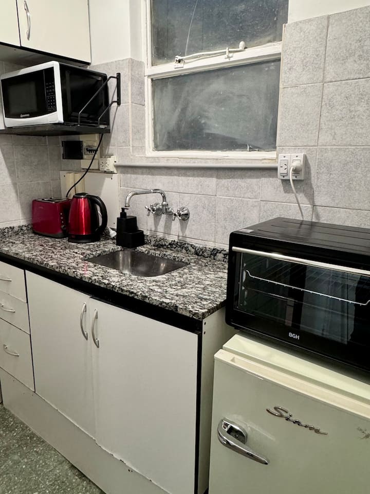 Monoambiente reciclado en Retiro