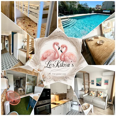 Top performing Airbnb: Cozy break at Karine's "les Kikou's" in Le Grau Du Roi
