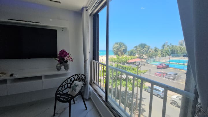 ¡Vista a la playa desde tu sofá!
