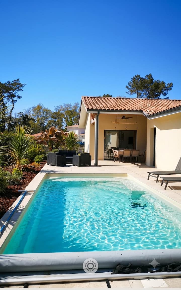 Villa Pinada | Piscine & Vacances Sous Les Pins - Labenne