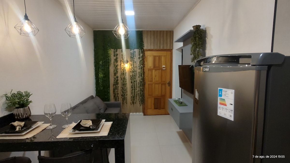Popular Airbnb listing: Cozy Apartment Downtown! 1 Parking space! in Itajaí
