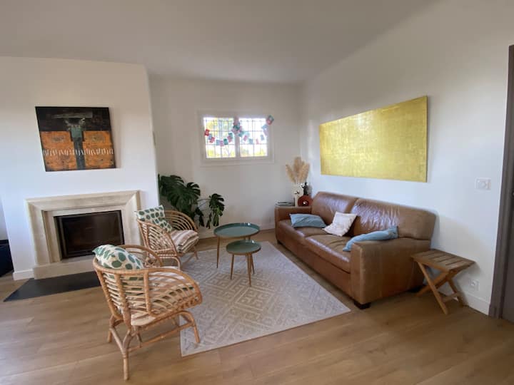 Haut De Villa 90m² 3 éToiles Vue Mer Plage 5min - Var