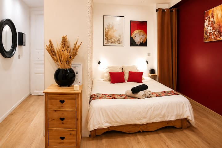 Appartement Cosy Rénové 1min Thermes Terrasse Clim - Aix-les-Bains