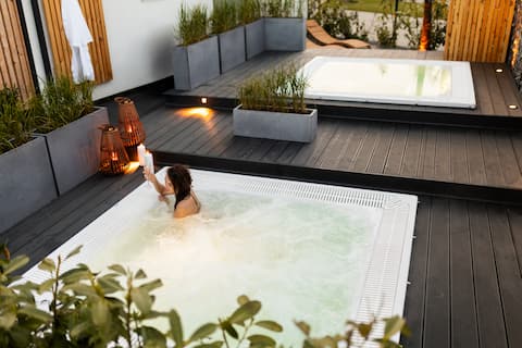 Pura slow life houses 4- jacuzzi/ 450 m od morza