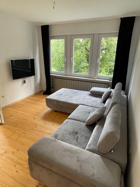 First floor apartment with large garden