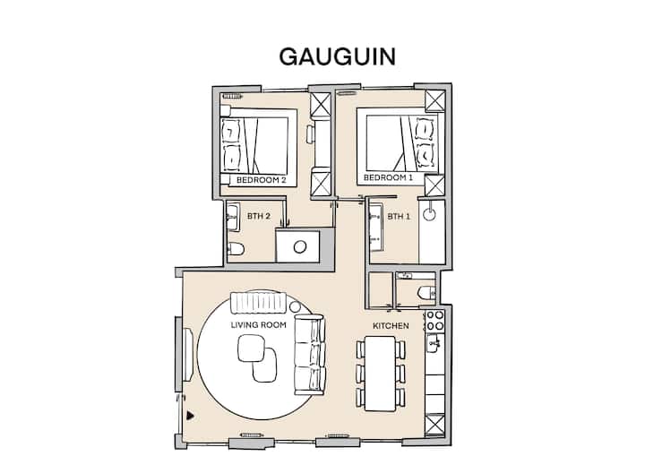 The Lander - Serviced 2BR/2BA - Opéra II - Apartments for Rent in