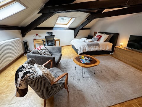 Top Airbnb: Studio Center Jet d'Eau and Old Town 2–4 pers in Genève