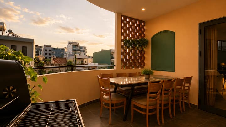 My Khe Beach Home 4br  Pick-up Airport, Breakfast - Da Nang