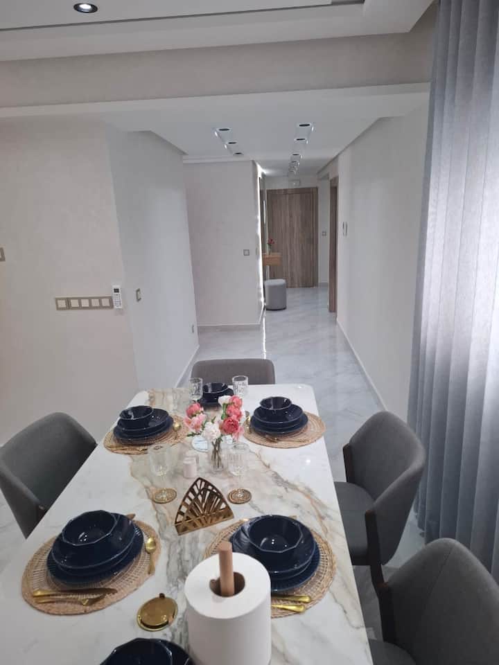 Triplex Terrasse Parking Centre Ville Wifi 1gb/s - Tangier, Morocco
