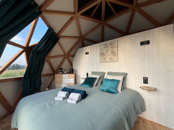 Dôme Avec Vue Nature | Petit-déjeuner & Spa Inclus - Normandie