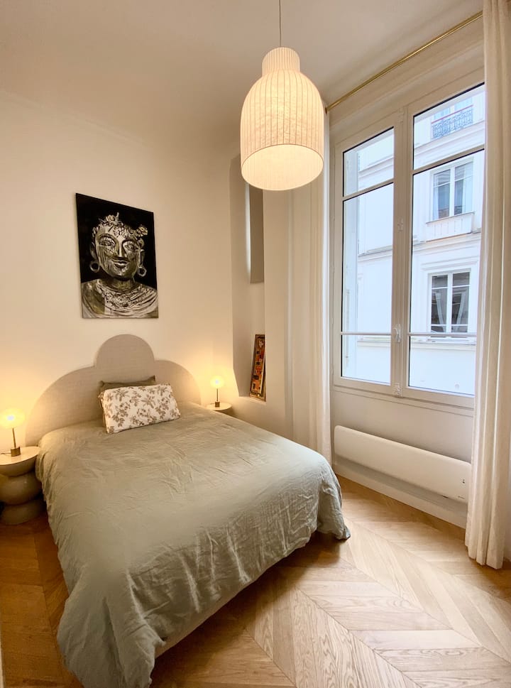 Habitación Pequeña habitación
Cama de 1,60 m/2 m