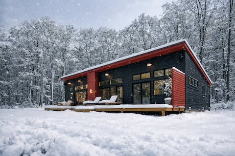 Modern 3-Bed Retreat
| 10+ Acres | Hot Tub