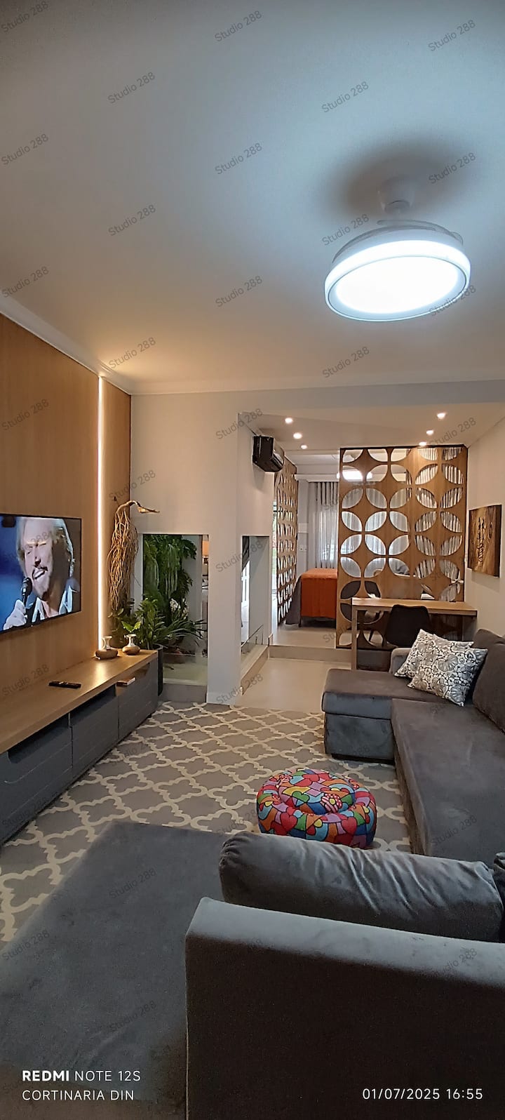 Studio 288 Com Home Office E Ar Condicionado. - Santa Maria, Brasil