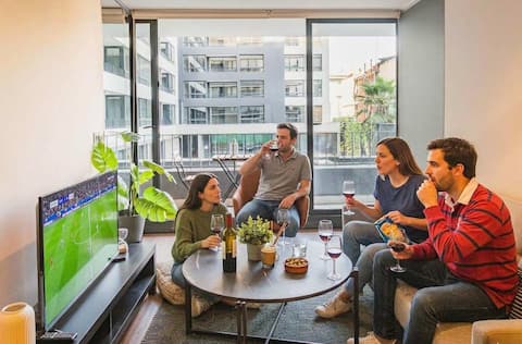 HOM l Metro Ñuñoa | Parking | 2 bedroom/2 bathroom Cowork