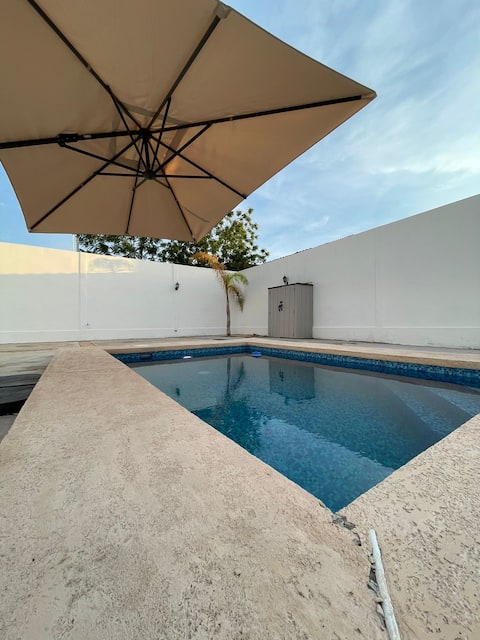 House with a private pool