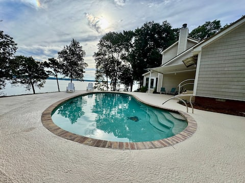 Lake home with unmatched views