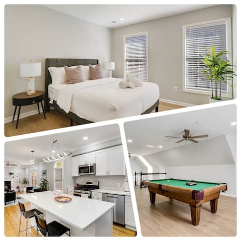 Modern Family Comfort near DC: 4 Suites, Game Loft