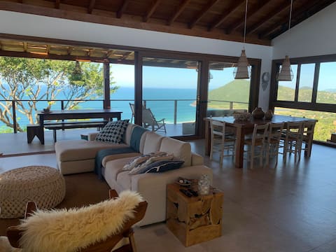 House on Silveira Beach, North Corner, Garopaba