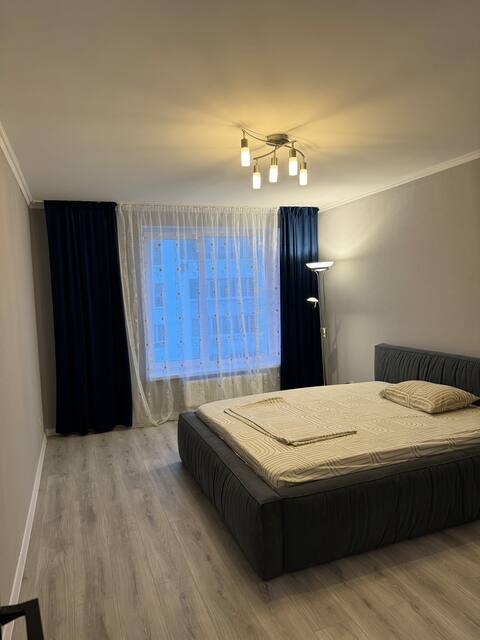 View apartment on the bank of the Dnipro