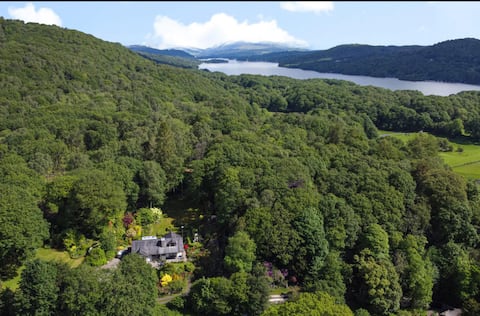 Lake stars garden bath private forest 5acres relax