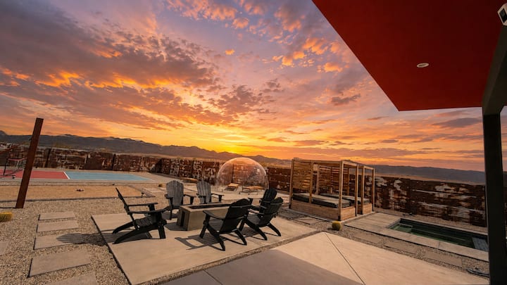 Joshua Tree Oasis • Pickleball • Pool • Dome - Houses for Rent in