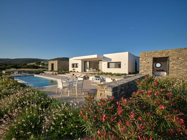 Villa Andreas design vue époustouflante Naoussa