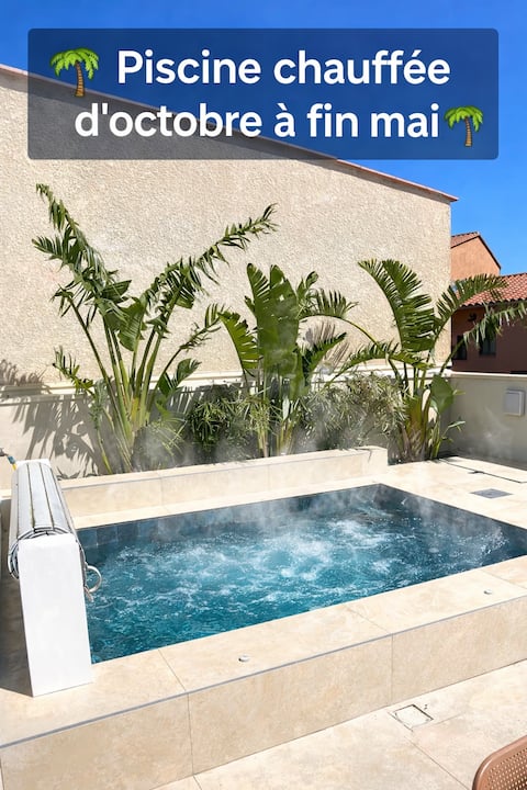 Apartment with pool and rooftop