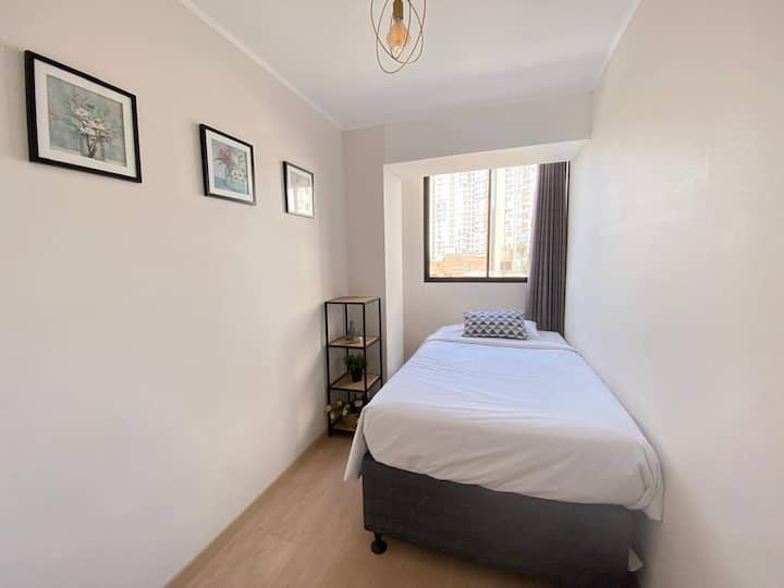 Druhá spálňa s pohodlnou posteľou pre dobrý spánok 