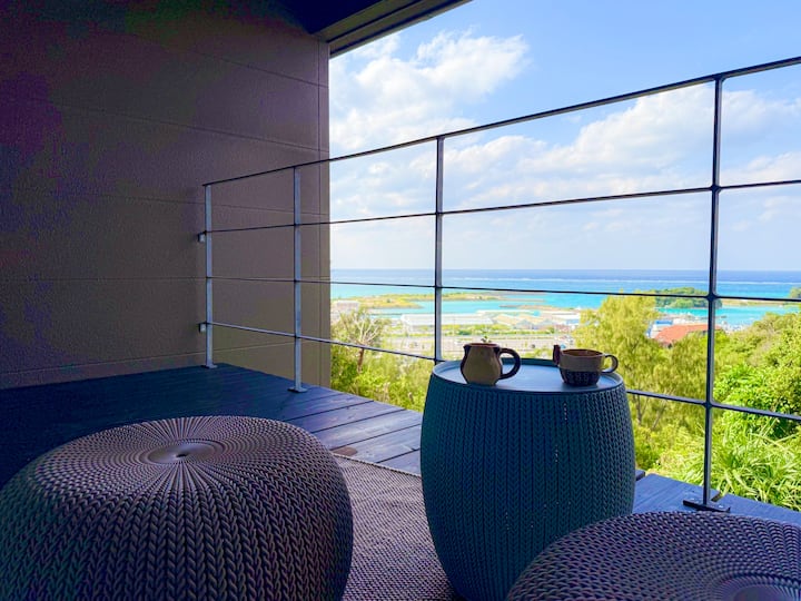 Quan Japanese Room OceanView PrivateSauna Retreat - Houses for