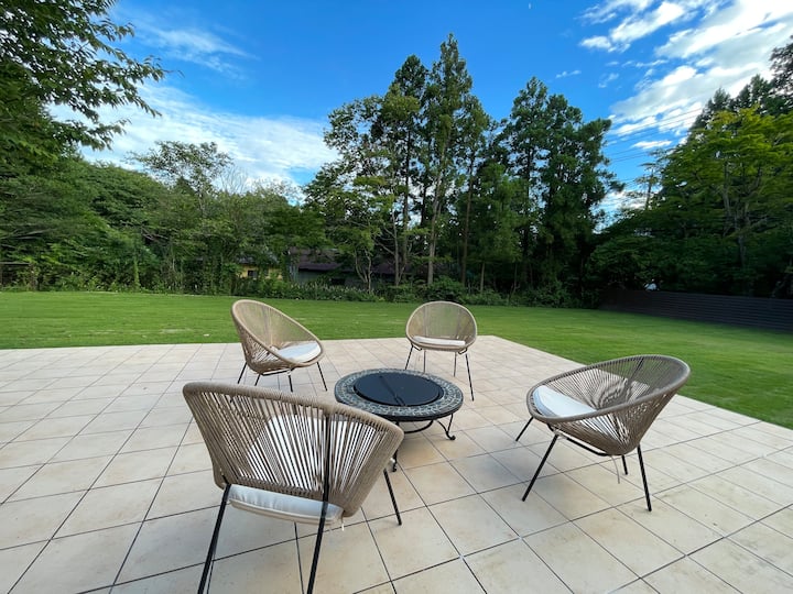 Private sauna included!An entire private rental villa where you can enjoy the forest and the creek, Royal Villa Nasu Kogen