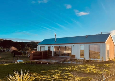 Brand new house with sea and farm views