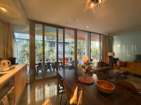 Top performing Airbnb: Wynwood Art Loft • Huge Balcony • Gated Parking in Fashion District