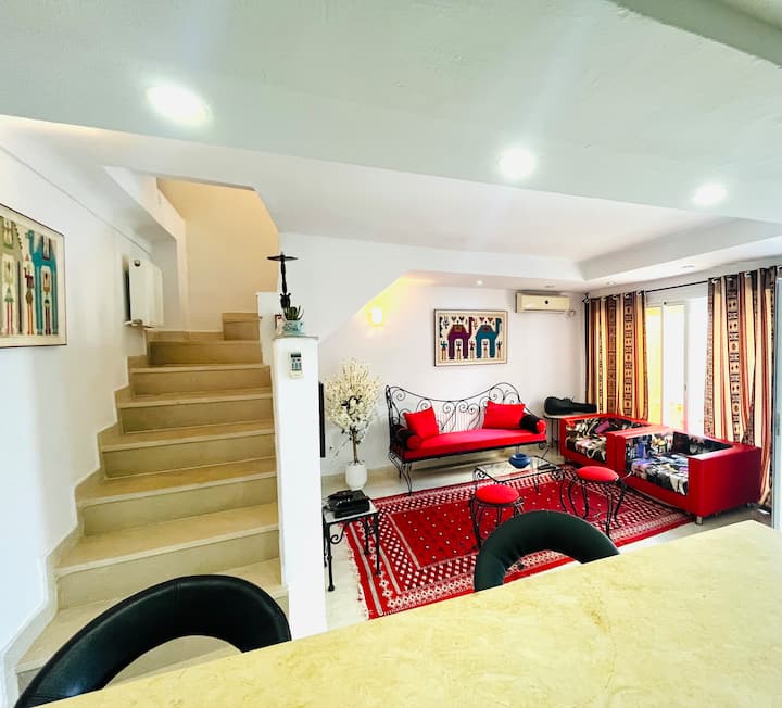Maison Fethi: Calme, Confort Et Au Rez De Chaussée - Hammamet