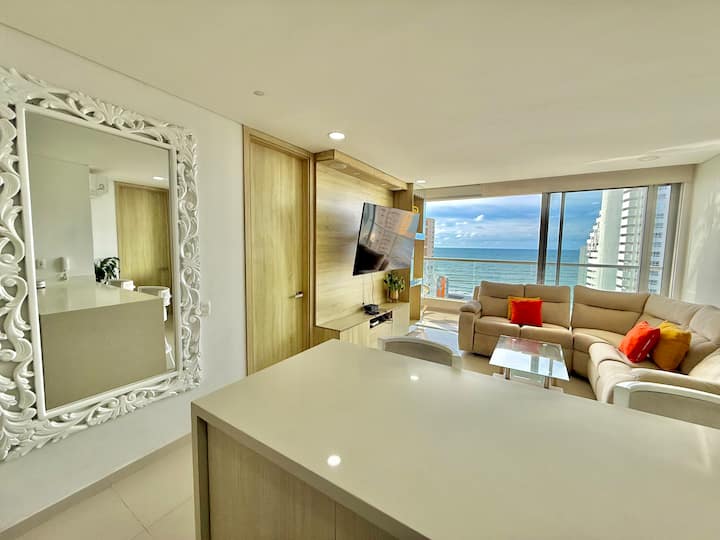 Vista Al Mar Piso 13 | Piscina + Gym + Rooftop - Cartagena
