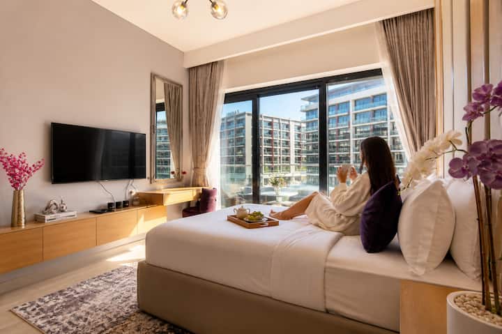 Luxury Beautiful Apartment In Meydan - Dubai