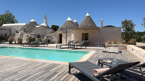 Stylish Trullo with Private Pool & Modern Comforts