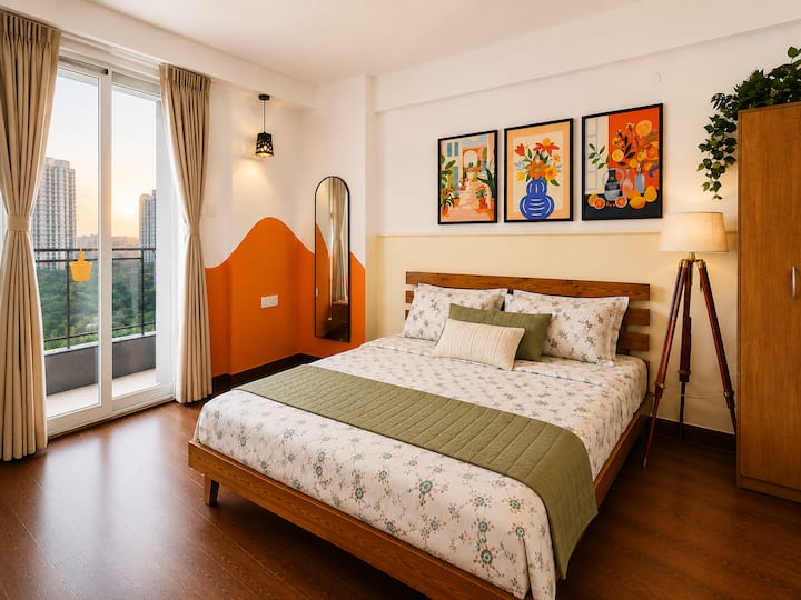 Moksha Stays | 1bhk Loft | Dwarka Expressway | Igi - Delhi