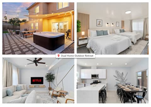 TWO Homes on One Lot-Outdoor Retreat-Hot Tub-Zoo