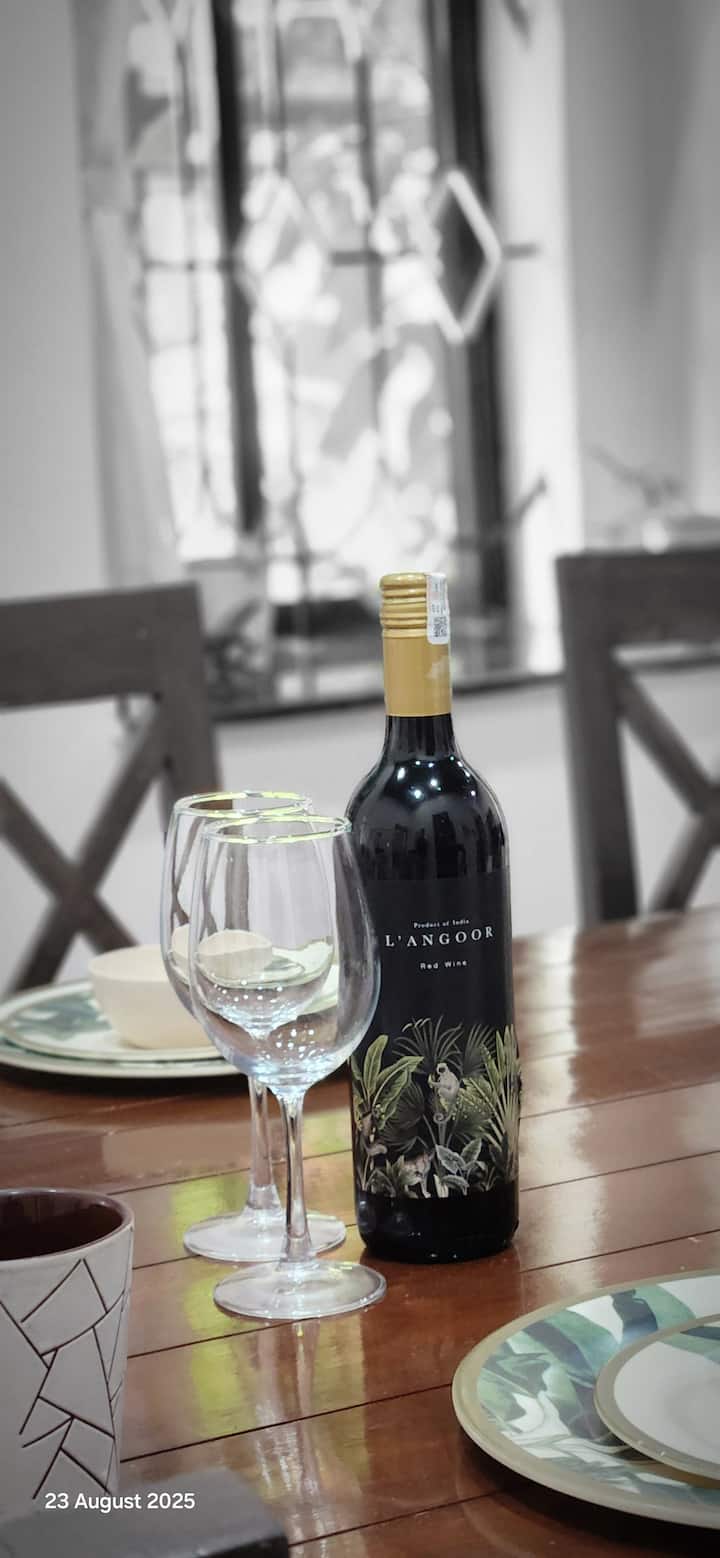 wine bottle as complimentary