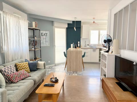 2 bedr. near metro Paris & Disney - Free parking