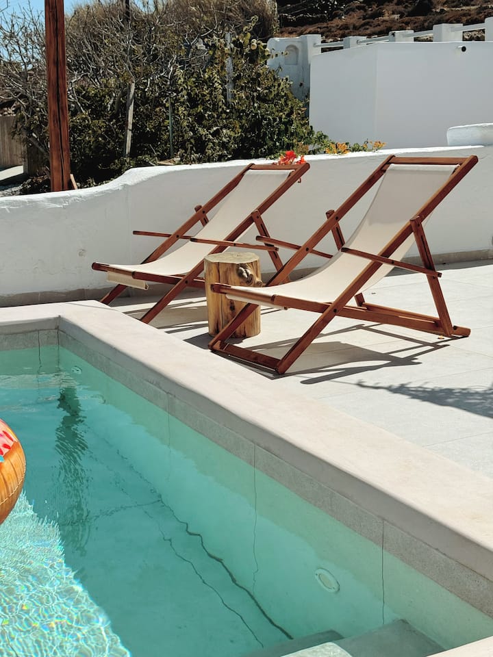 Kukulú Luxurious Cottage With Mini Private Pool - Miconos