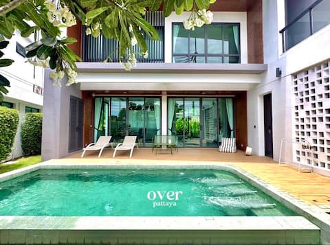 OVER  #Modern #3BR #Pool Villa #Pattaya #Jomtien